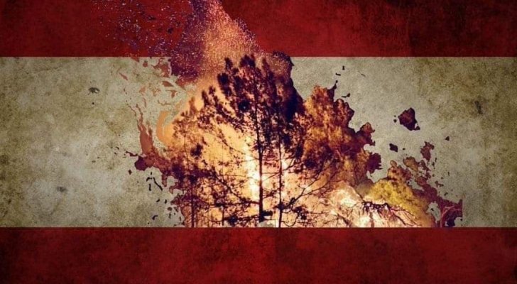 لبنان يحترق اقتصاديا بالتوازي مع حرائق الغابات