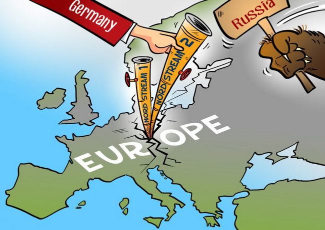 نورد ستريم 2 يجعل ألمانيا ضعيفة وتابعة لروسيا بوتين