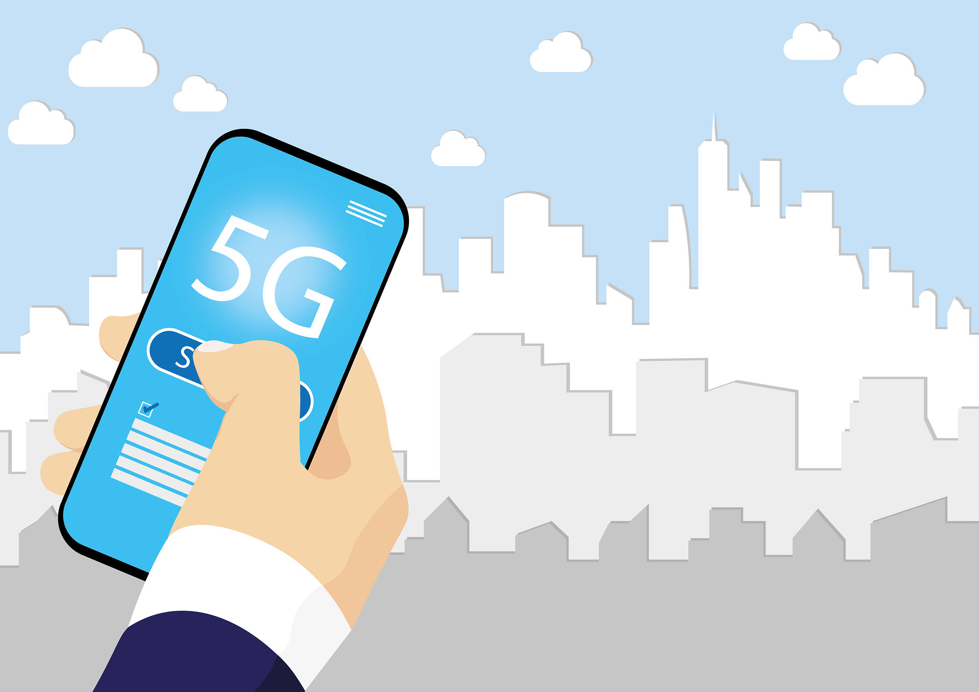 كيف تعمل شبكات الجيل الخامس 5G وأنواع النطاق الترددي؟