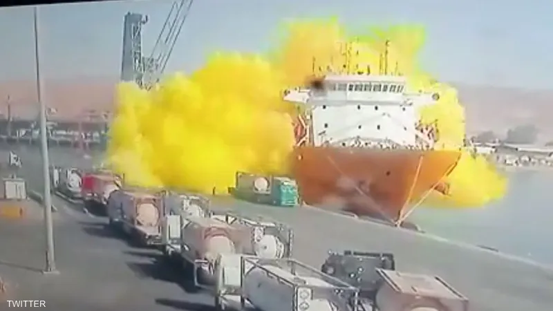 حقائق عن الغاز الأصفر السام أو الكلور الذي تسرب في ميناء العقبة