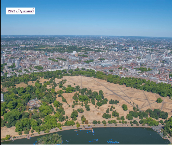 حقيقة جفاف حديقة هايد بارك لندن