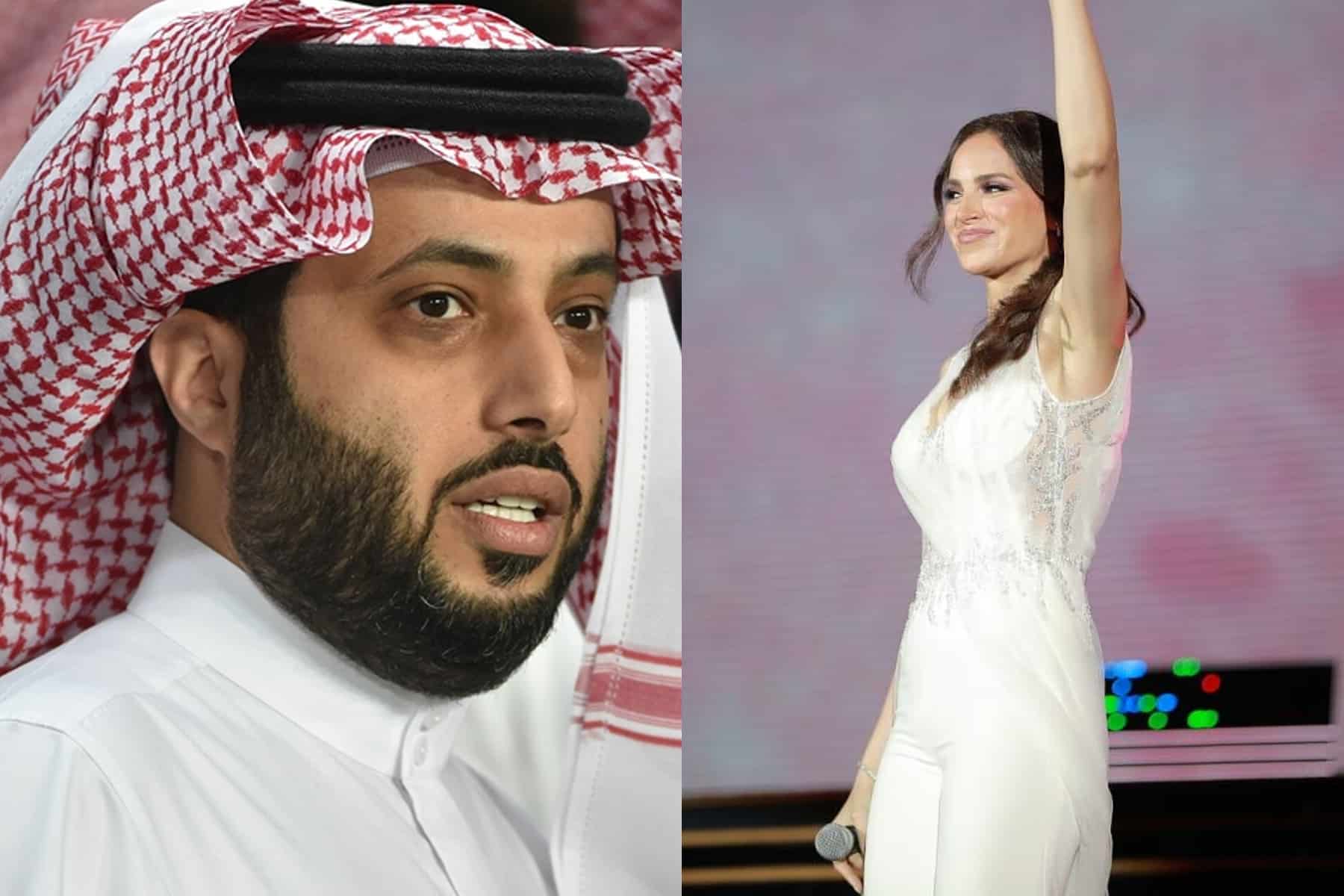 قصة خلاف امال ماهر وتركي ال الشيخ