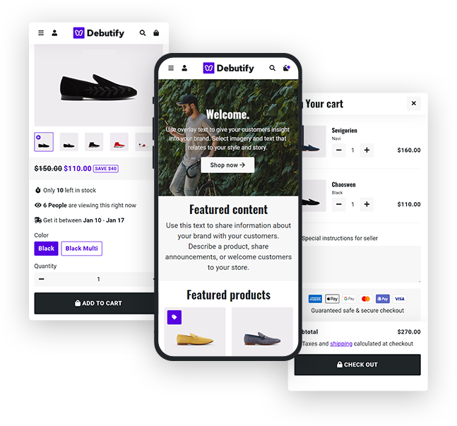 قالب شوبيفاي للجوال