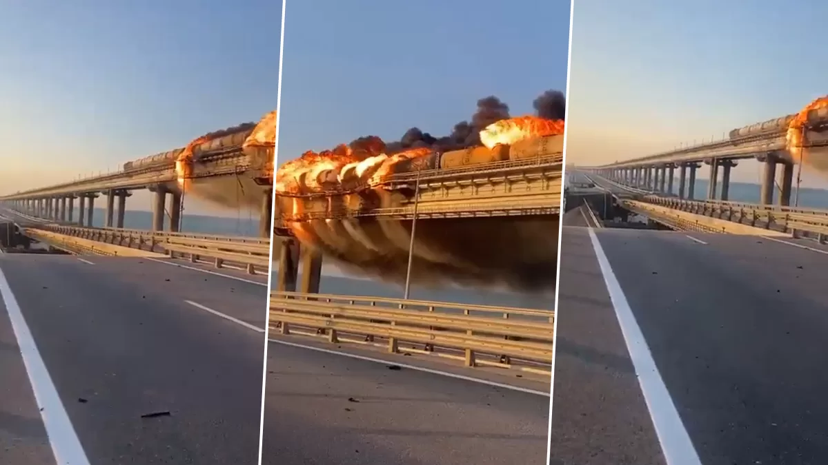 أهمية جسر كيرتش الروسي الذي دمرته أوكرانيا