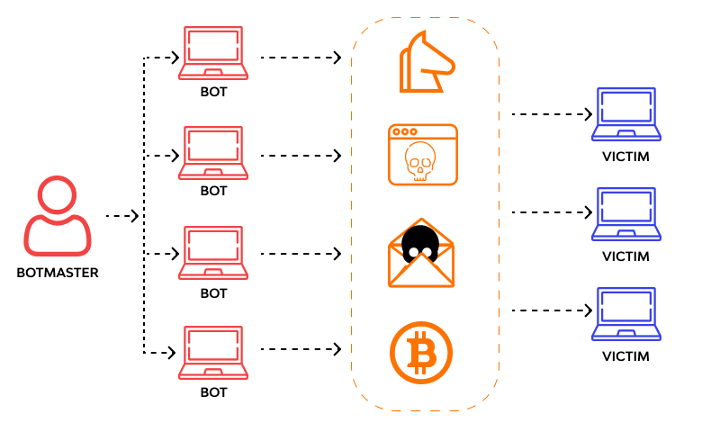 ما هي شبكة البوتات Botnet وما علاقتها بهجمات DDoS؟