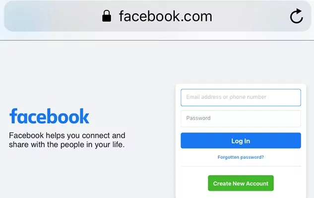 رابط فيسبوك تسجيل الدخول او الاشتراك الرسمي