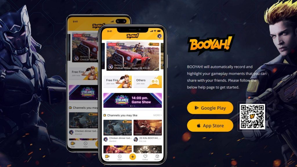 تنزيل تطبيق بوياه فري فاير BOOYAH من ميديا فاير