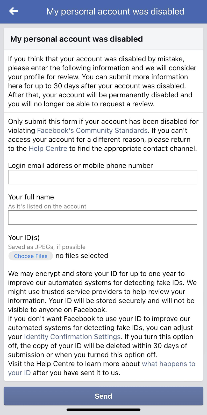 استرجاع حساب فيسبوك مقفل (إذا لم تكن قد انتهكت شروط وأحكام فيسبوك)
