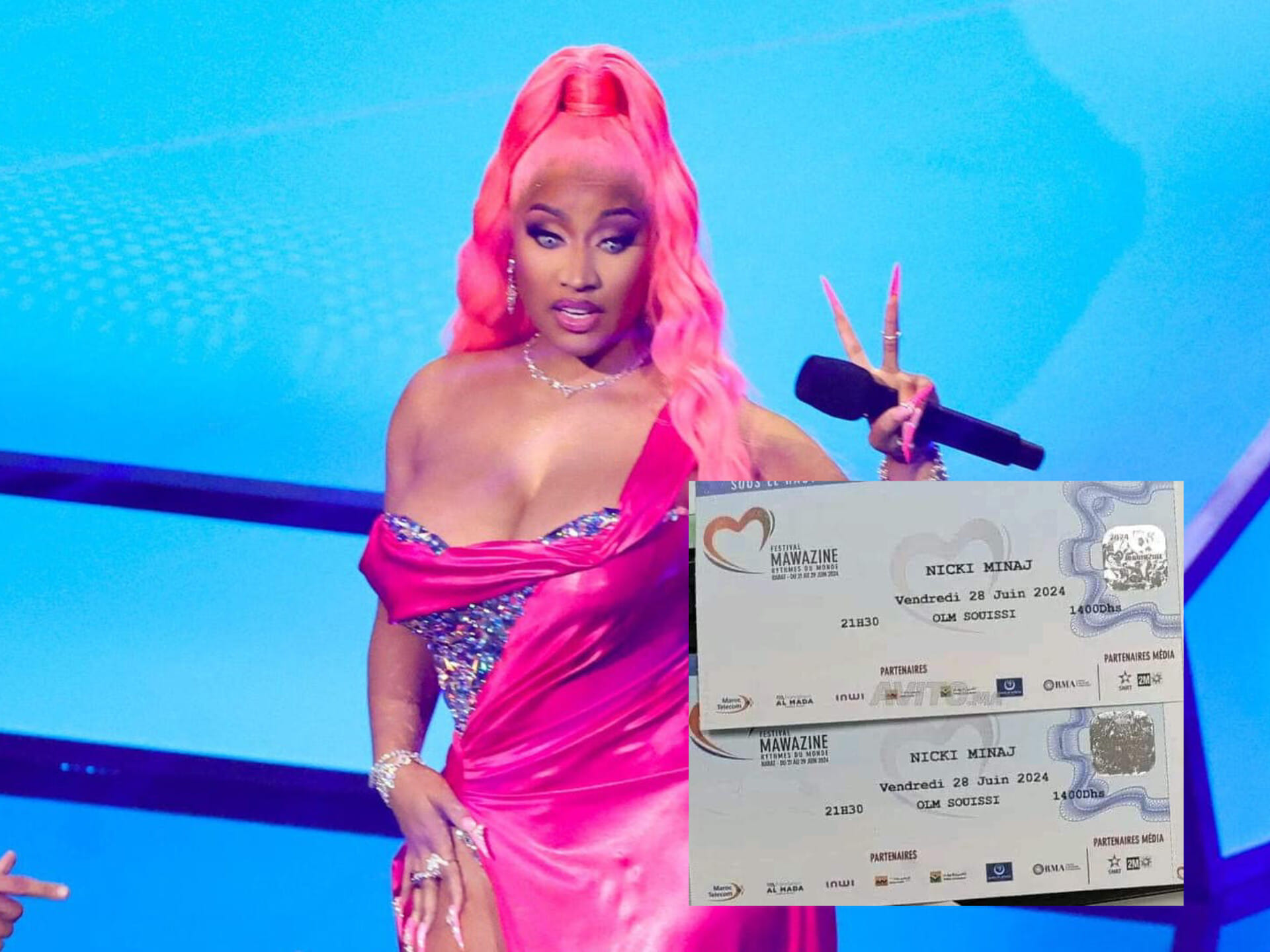 أجر نيكي ميناج وتكلفة حفلها الإستعراضي في مهرجان موازين