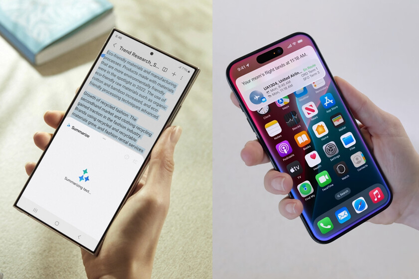 مقارنة الذكاء الإصطناعي بين Galaxy AI و Apple Intelligence