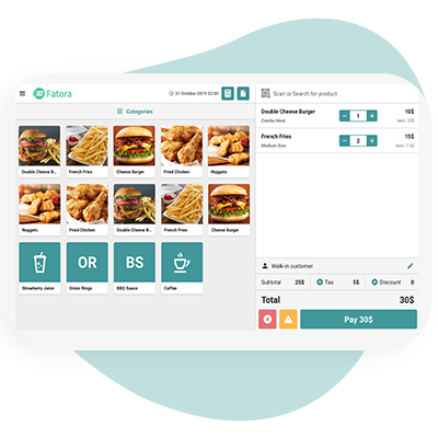 برنامج نقاط البيع | الكاشير متاح لكافة المجالات