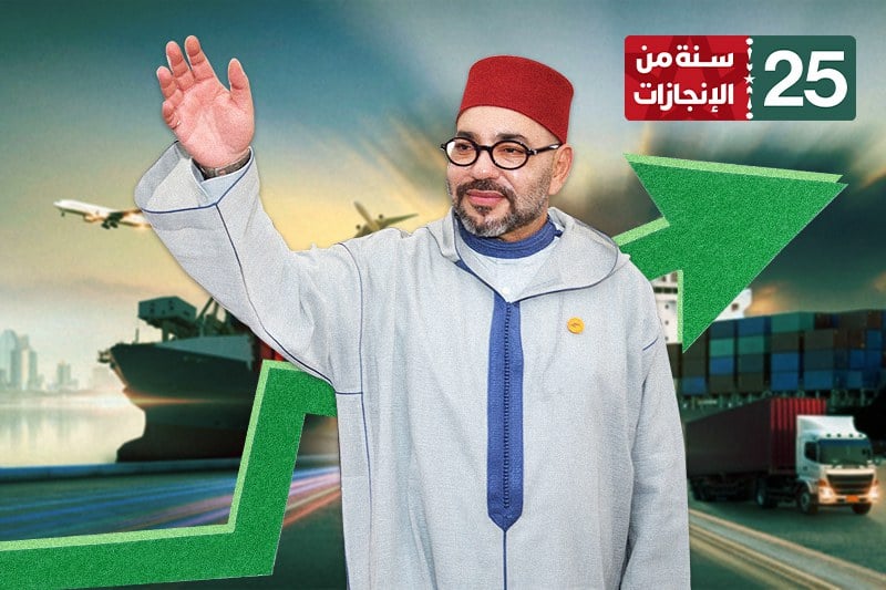 دليل شامل حول إنجازات الملك محمد السادس خلال 25 عام