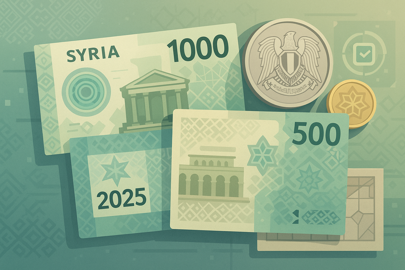 5 شروط وميزة ضرورية في عملة سوريا الجديدة