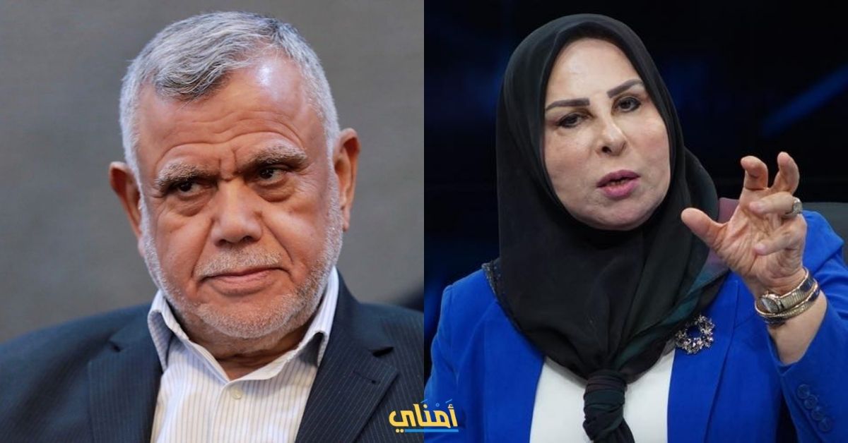 هادي العامري مع عاليه نصيف