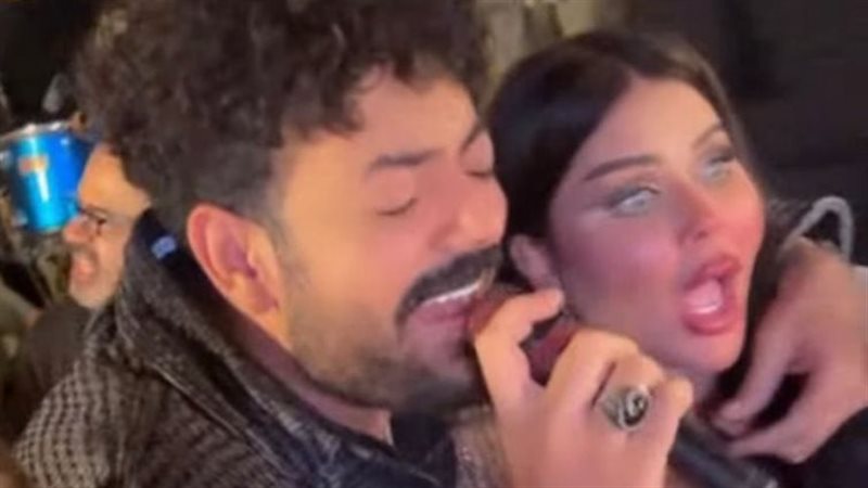 شيماء سعيد مع زوجها إسماعيل الليثي