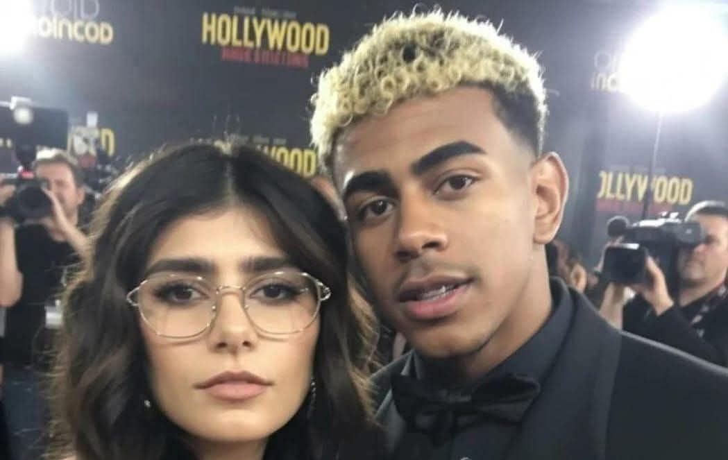 حقيقة صورة لامين يامال مع مايا خليفة