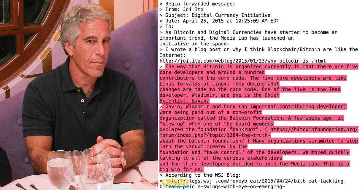 جيفري إبستين بيتكوين