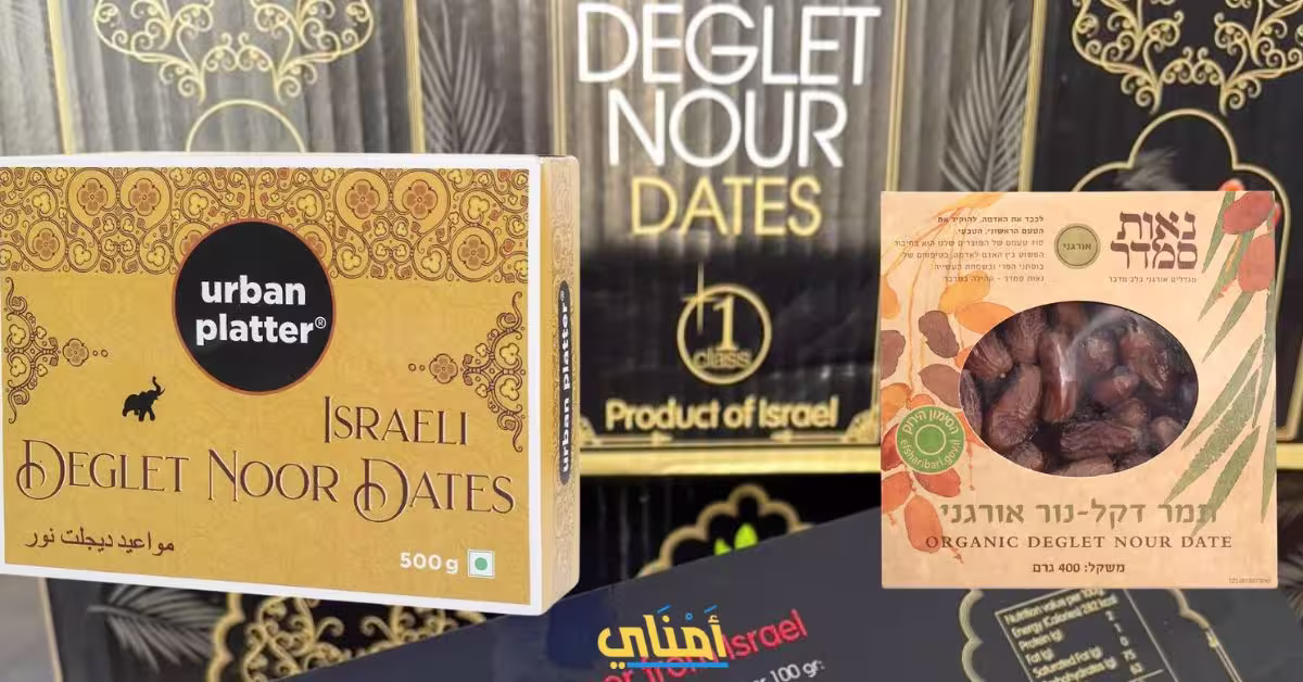 تمور دقلة نور Deglet Noor الإسرائيلية