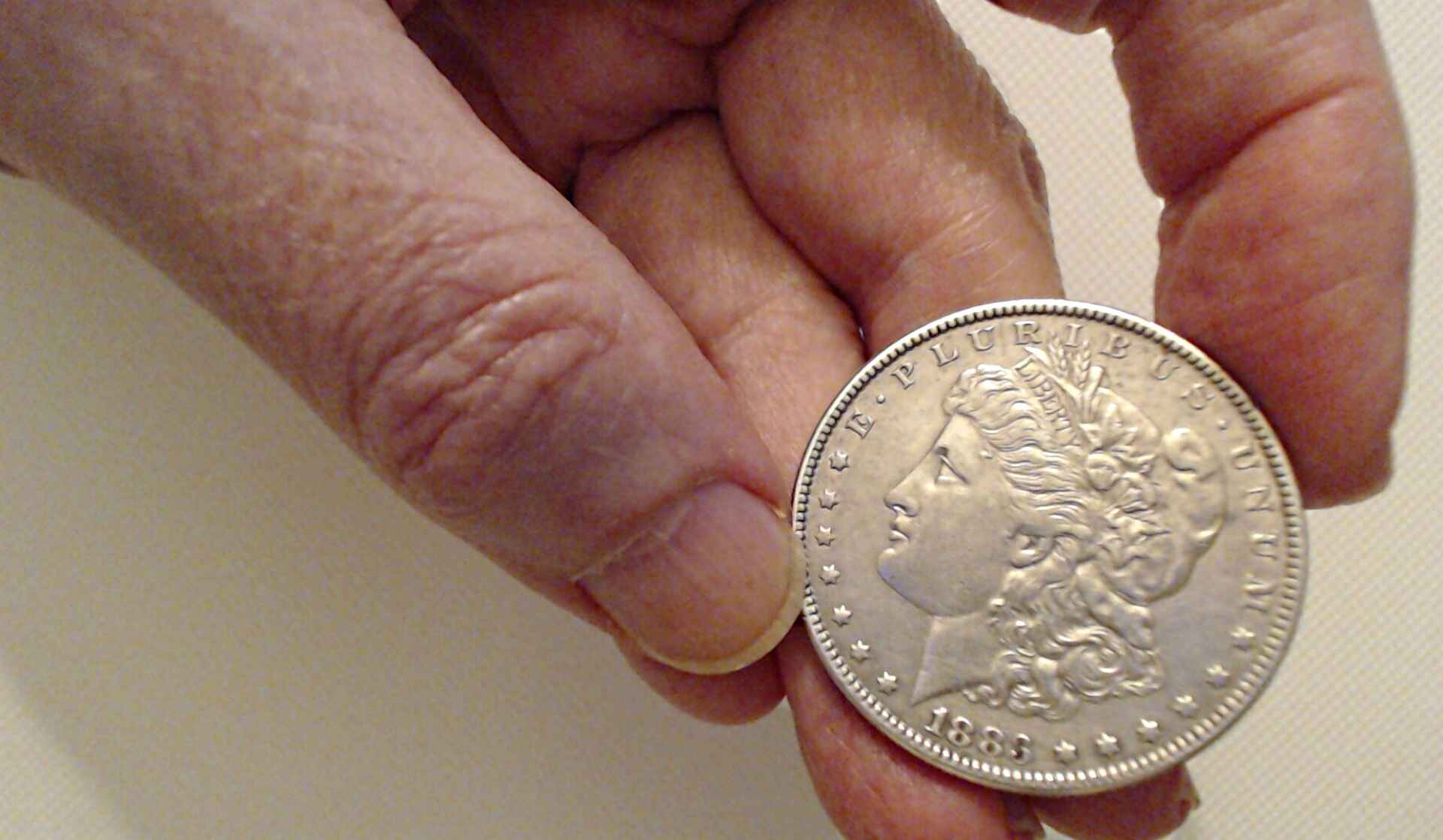 عملة معدنية قديمة Morgan Dollar 1895